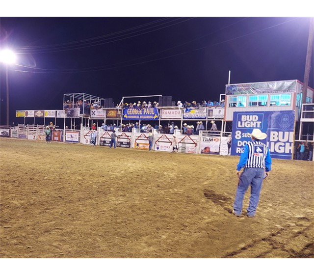 Bucking Chutes and Overhead banners